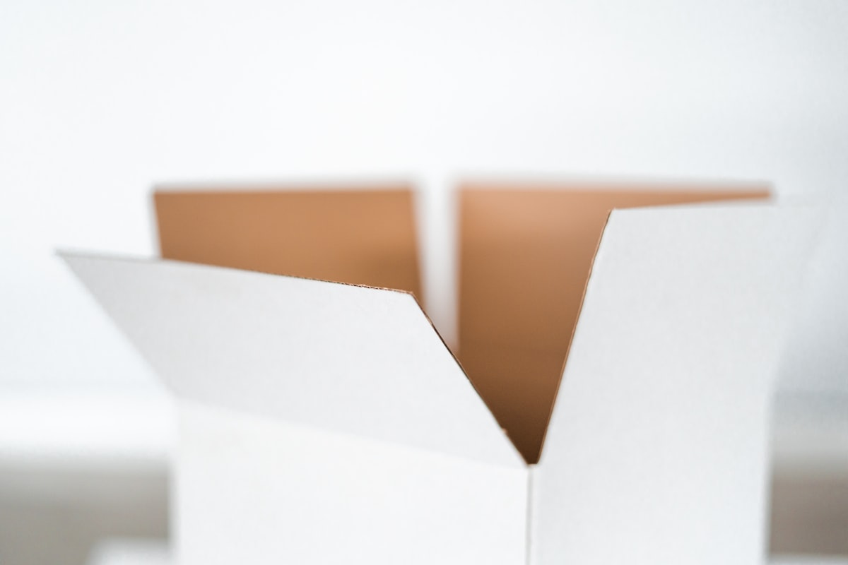 Cajas de mudanza apiladas